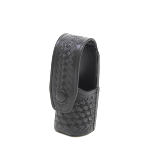 CS SPRAY POUCH LEATHER BASKETWEAVE